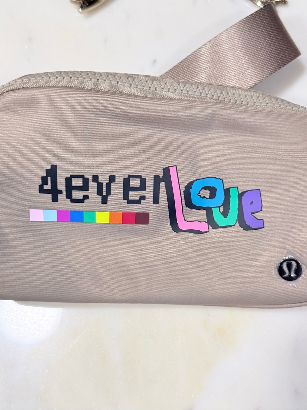 NWT Lululemon Everywhere Belt Bag 1L Pride 4ever Love O/S Crossbody Beige - Picture 1 of 8